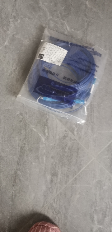 蓝色铠装尾纤 FC-SC 5米 根晒单图
