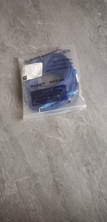 蓝色铠装尾纤 FC-FC 15米 根晒单图