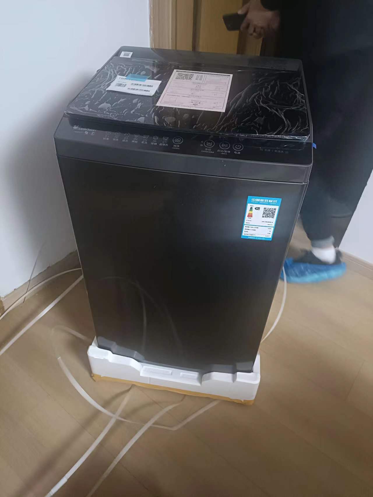 [苏宁自营]小天鹅(LittleSwan)洗衣机波轮全自动家用 8KG深层去污净洗新风换气 一键智洗 TB80V27T晒单图