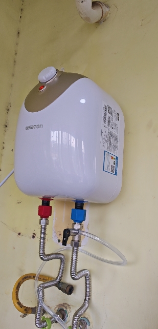 阿诗丹顿小厨宝即热水龙头家用厨房电热水器1000W 速热节能KX05 白色下出水晒单图