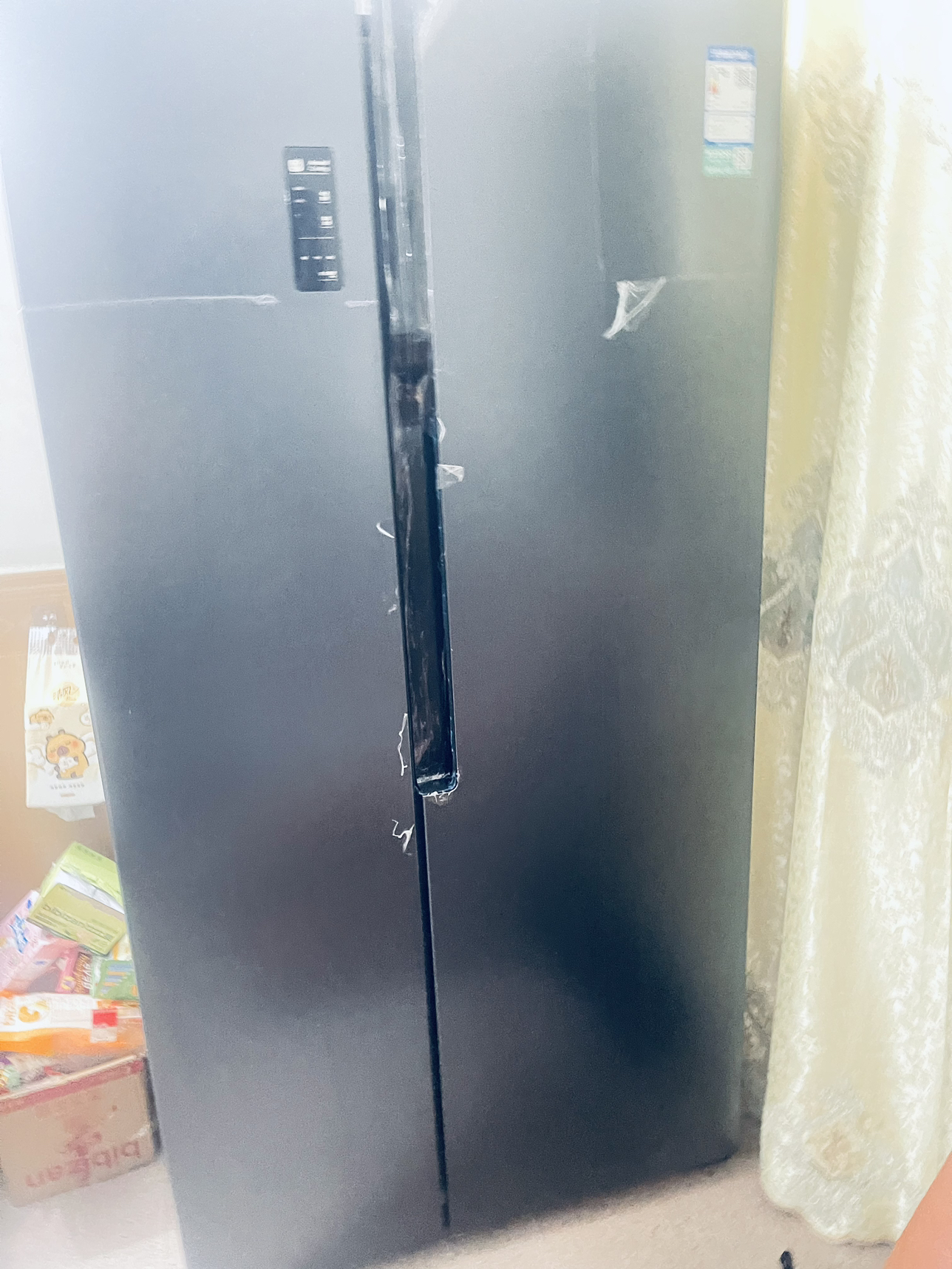 容声(Ronshen) 609升对开门冰箱 两门双变频节能一级能效CAA离子除菌净味 国补 BCD-609WD11HP晒单图