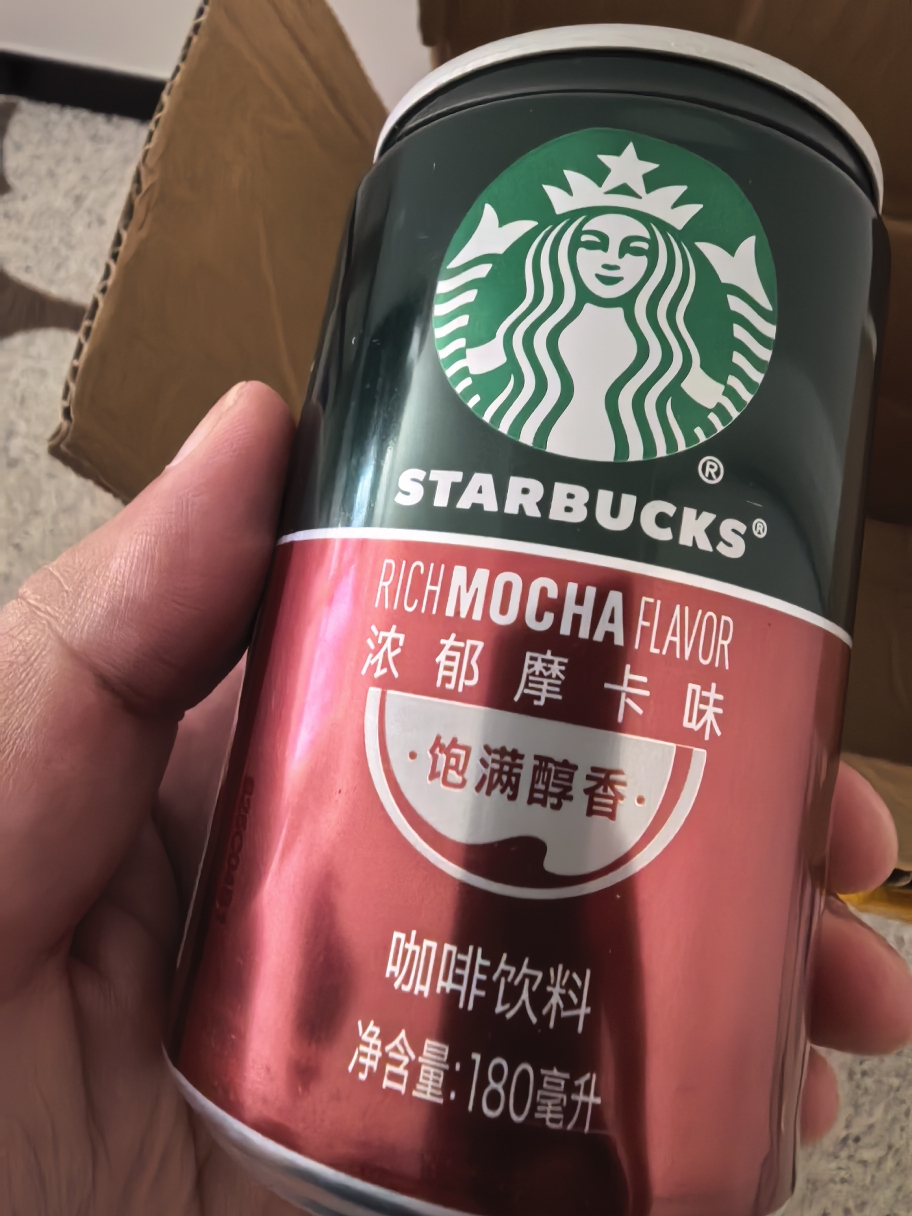 星巴克星倍醇小绿罐180ml*6罐(经典浓郁3罐+黑醇摩卡3罐)经典浓郁浓咖啡咖啡饮料晒单图