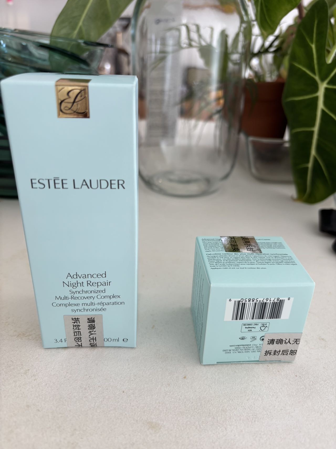 (Estee Lauder)雅诗兰黛特润修护肌透肌底精华露ANR抗皱 特润修护肌透精华露100ml+抗蓝光眼霜15mL晒单图