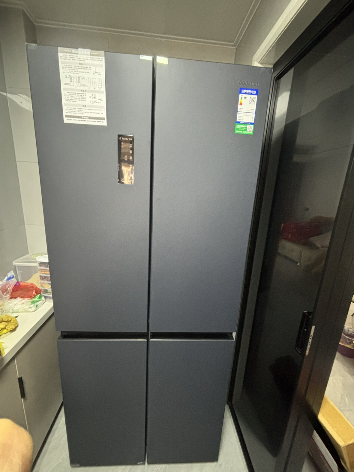 容声(Ronshen)501Pro十字四门IDP双净双系统冰箱风冷无霜变频家用[501升级款]BCD-501WD3FPZ晒单图