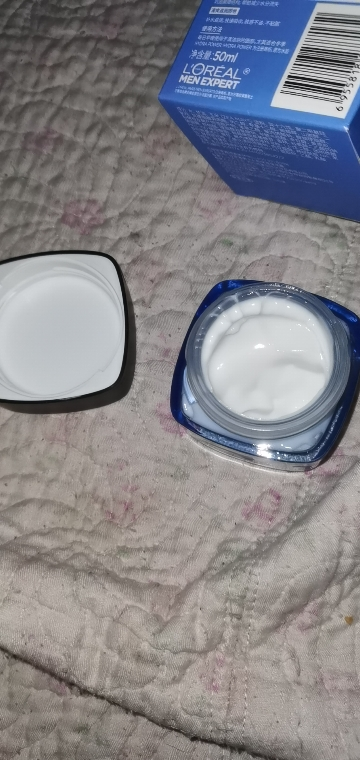 欧莱雅男士水能保湿强润霜50ml(补水保湿乳 滋润营养 舒缓肌肤 男士面霜护肤霜)晒单图