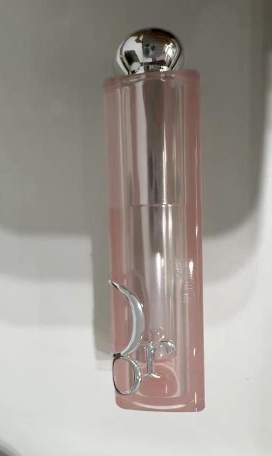 迪奥(Dior)口红粉漾魅惑润唇膏 提升气色闪亮女士 变色唇膏3.2g 魅惑#001浅粉色-人气色晒单图