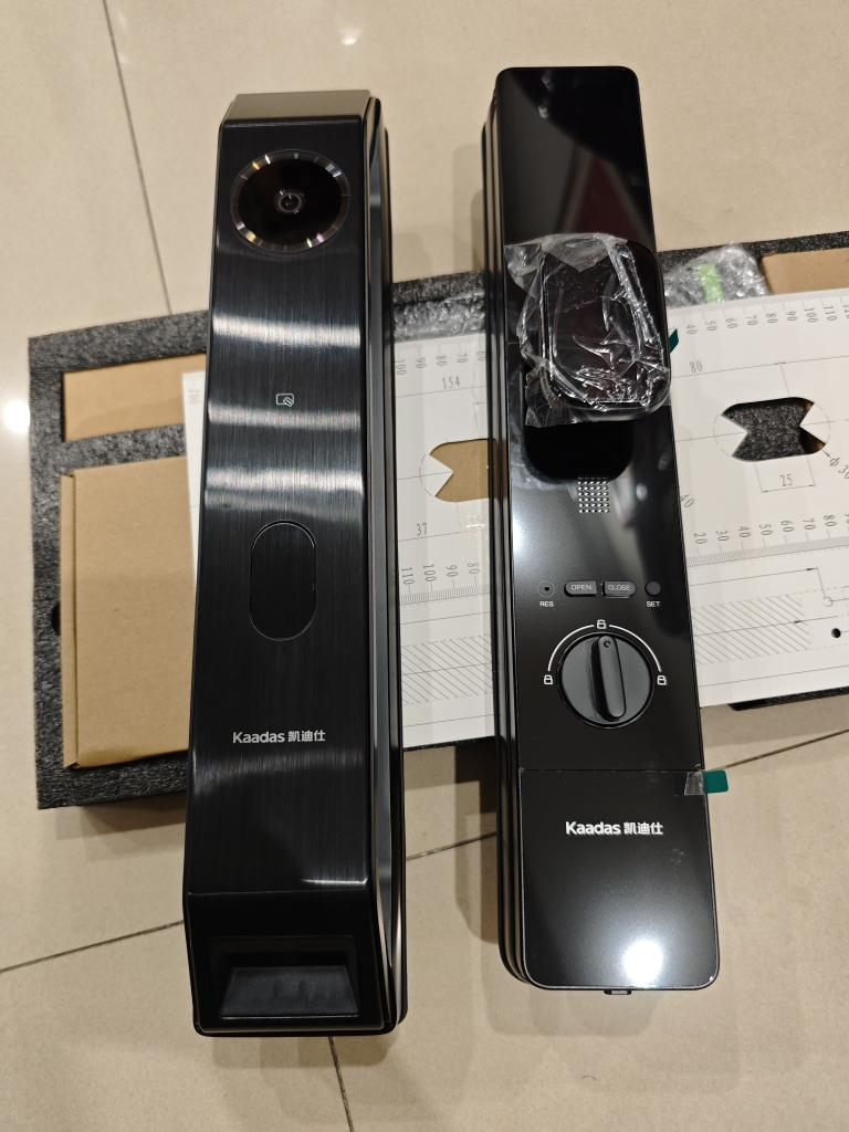 凯迪仕P30ProMax双摄人脸猫眼指纹密码锁智能门锁家用监控电子锁晒单图