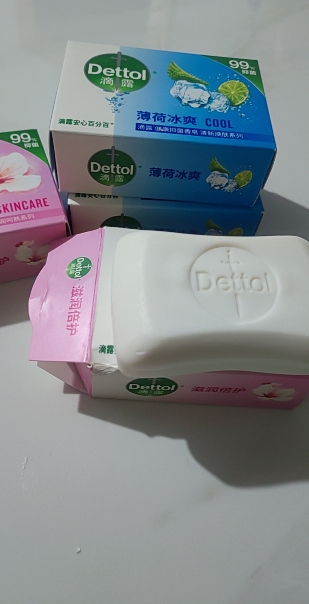 滴露香皂薄荷冰爽105*2+滋润倍护105*2晒单图