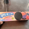 奥利奥巧克力夹心饼干儿童休闲零食点心正品早餐办公室下午茶( 蓝莓树莓味97g *1盒)晒单图