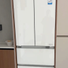 海尔(Haier)413升多门冰箱风冷自动除霜独嵌两用1级能效变频钢化玻璃面板BCD-413WGHFD1BSJU1(白)晒单图
