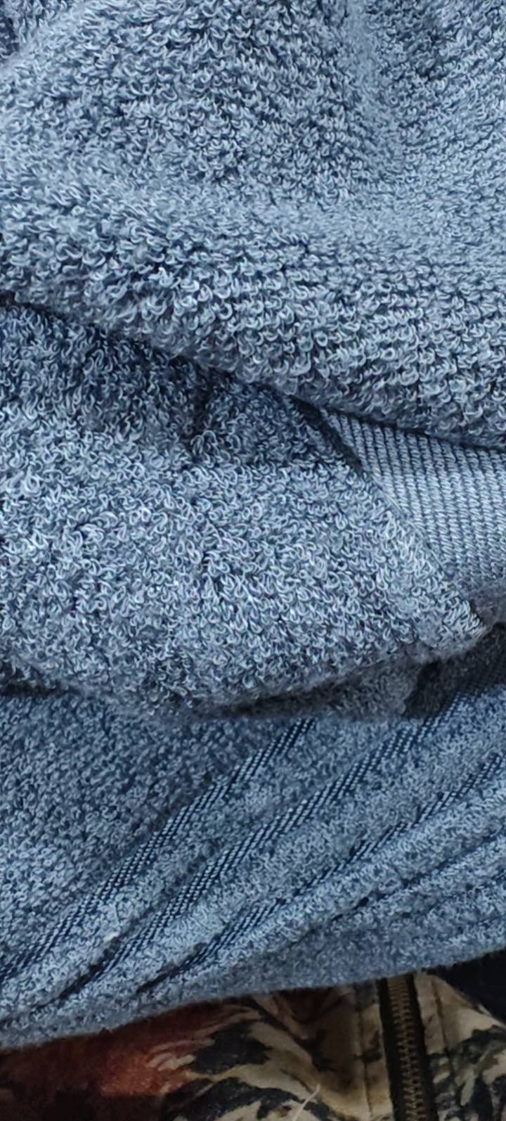 世纪金鹰竹纤维素色缎条成人面巾柔软洗脸毛巾34*74cm125g/条 125g晒单图