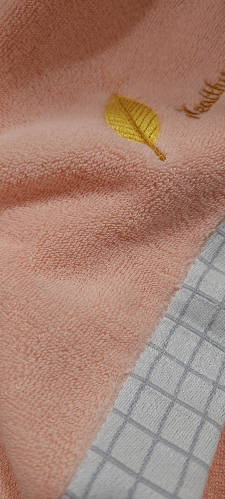 世纪金鹰119全棉绣花股纱毛巾 120g克/条 120g晒单图