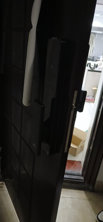 德施曼指纹锁密码锁全自动智能锁Q2P用防盗门密码锁电子门锁高端黑晒单图