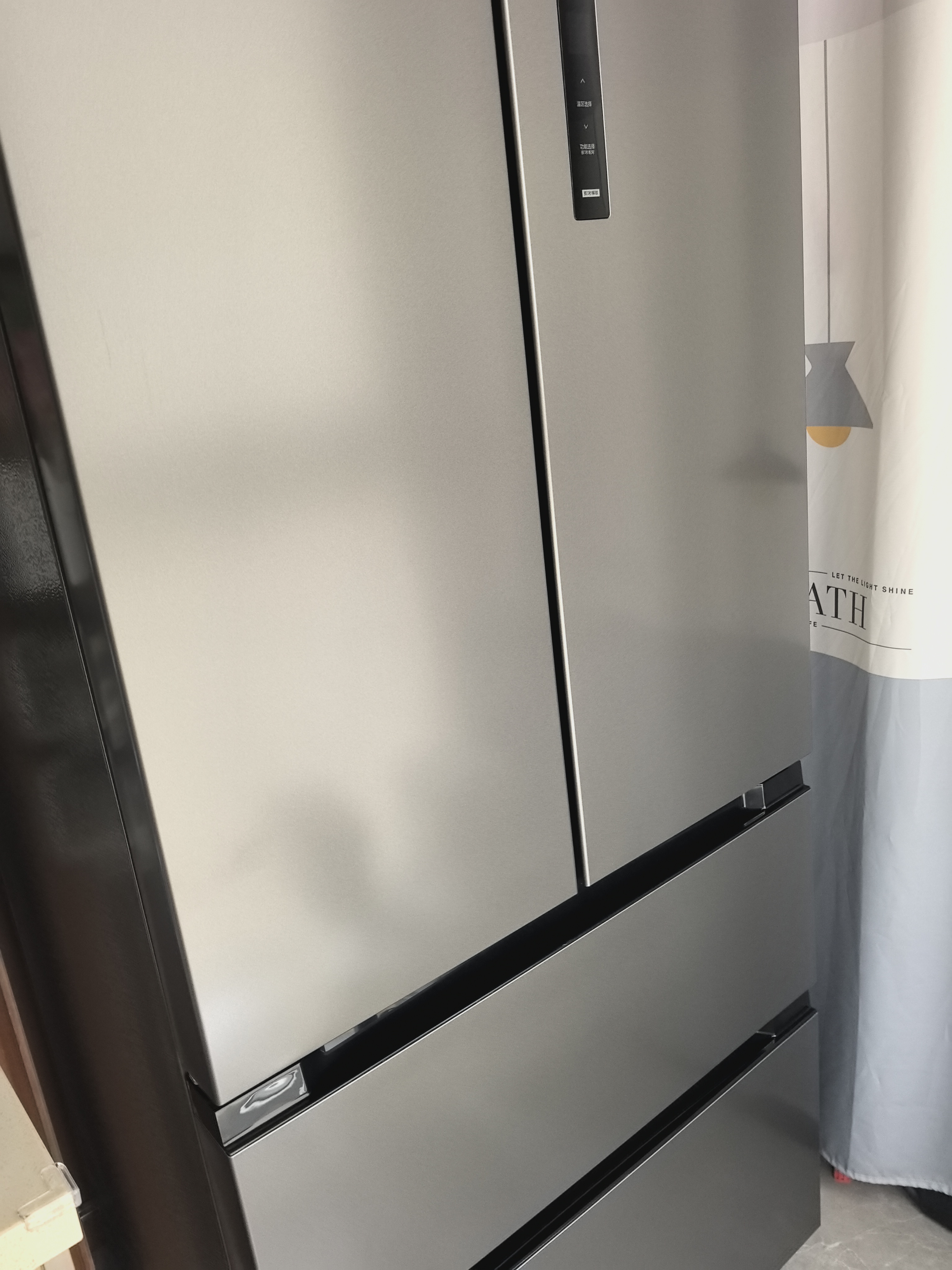 [自营]美的冰箱(Midea) 532法式多门四开门冰箱变频一级能效家用无霜双系统双循环大容量智能MR-532WFPZE晒单图