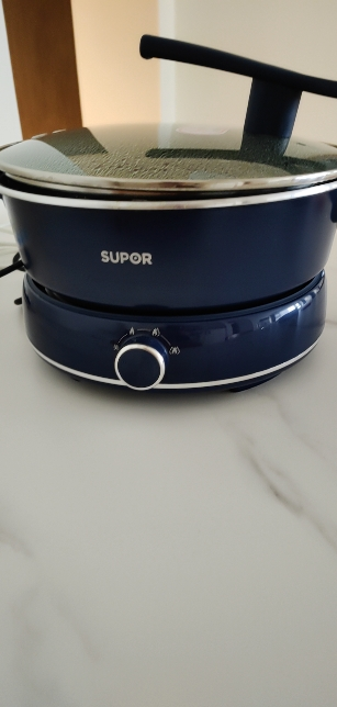 苏泊尔(SUPOR)电火锅 电煮锅蒸锅 火锅专用锅 家用多功能电热锅 分体式蒸煮电炒锅 6L多用途锅H30YK856A晒单图