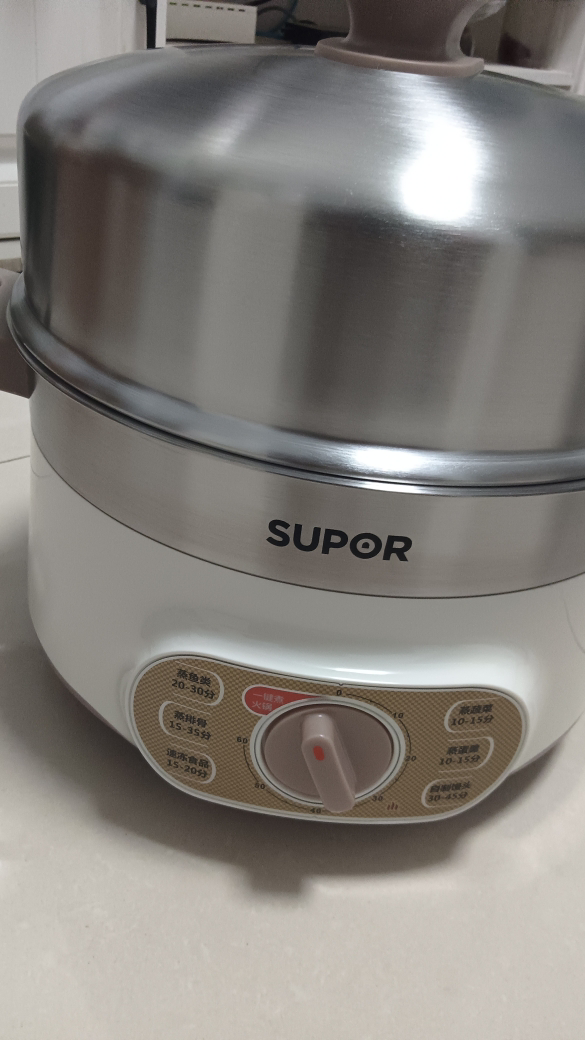 苏泊尔(SUPOR)电蒸锅多功能家用电火锅 蒸包子锅 电煮锅电热锅三层大容量13L 可定时 ZN28YK807晒单图