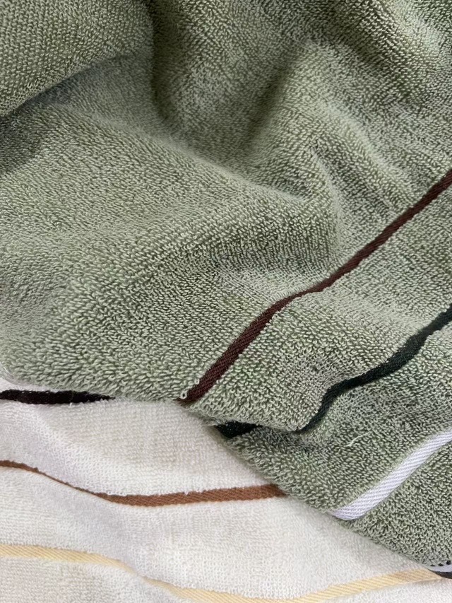 世纪金鹰 素缎全棉毛巾 110g 条晒单图