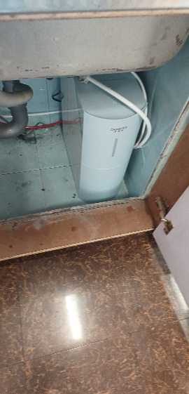 AO史密斯佳尼特净水器家用厨下直饮反渗透小体积5年长效RO膜CR2000BM1 2升/分钟澎湃 0陈水 全时高水效晒单图