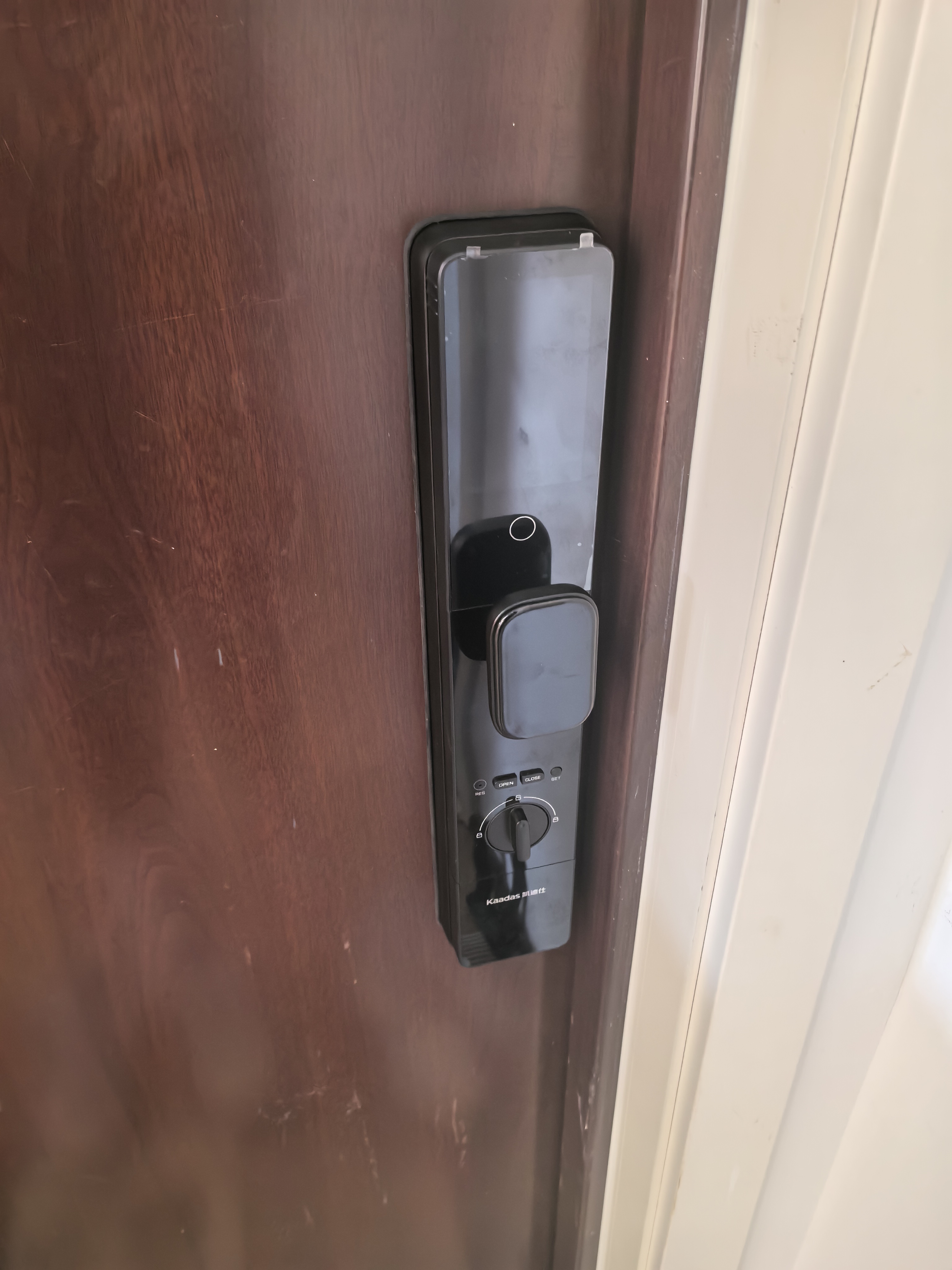 凯迪仕P30ProMax双摄人脸猫眼指纹密码锁智能门锁家用监控电子锁晒单图