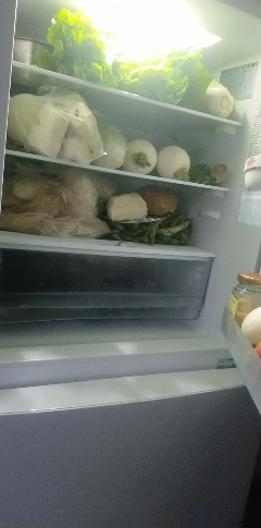 美菱(MELING)三门冰箱 美菱271升 风冷无霜变频家用冰箱一级能效节能冰箱 BCD-271WP3CX晒单图