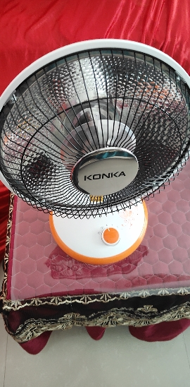 康佳小太阳取暖器家用节能省电电暖气冬季烤火炉立式速热电热风扇晒单图
