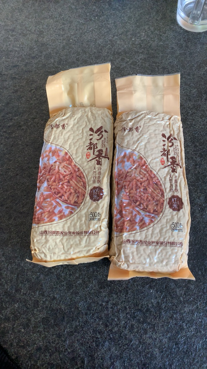 [汾都香]优质精选新红米东北农家自产红糙米红大米新米红香米杂粮粥500g*2袋装晒单图