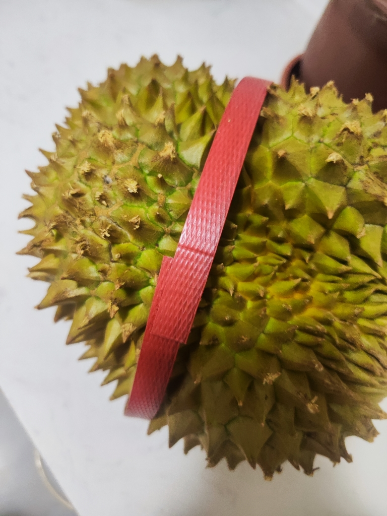 [熊猫鸟]泰国金枕榴莲 进口榴莲 1个装 4-5斤(包3房以上) 软糯香甜 新鲜水果晒单图