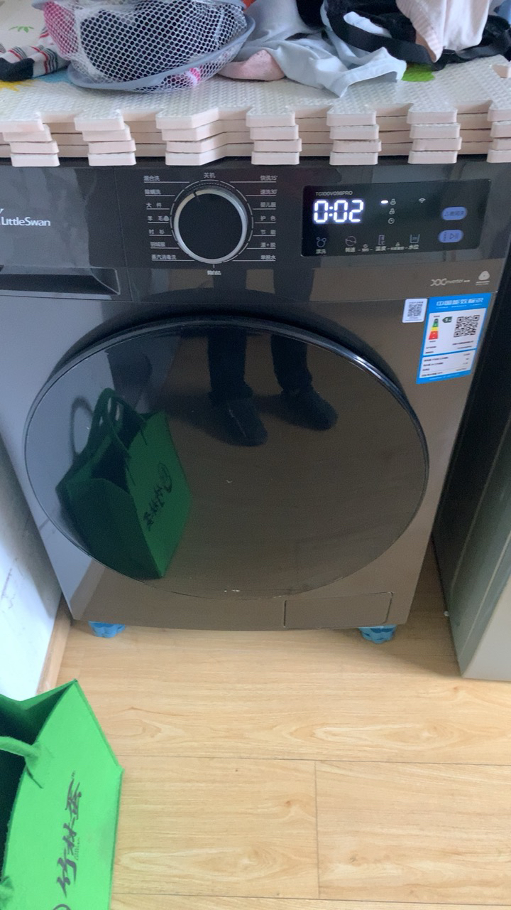 小天鹅洗衣机家用全自动10KG大容量蒸汽消毒洗 [洗净比1.1新款] APURE升级版098晒单图