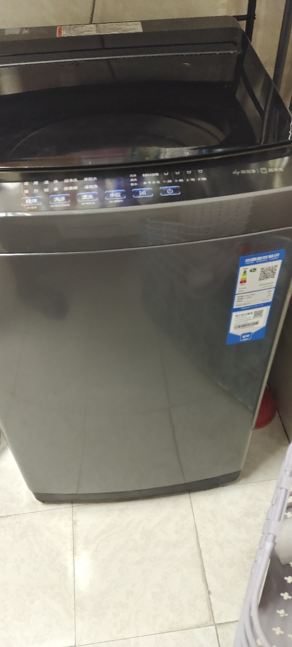 海尔(Haier)10公斤 变频 全自动 波轮洗衣机 1.0洗净比 纳米微泡净 除菌除螨 XQB100-BZ20B0晒单图