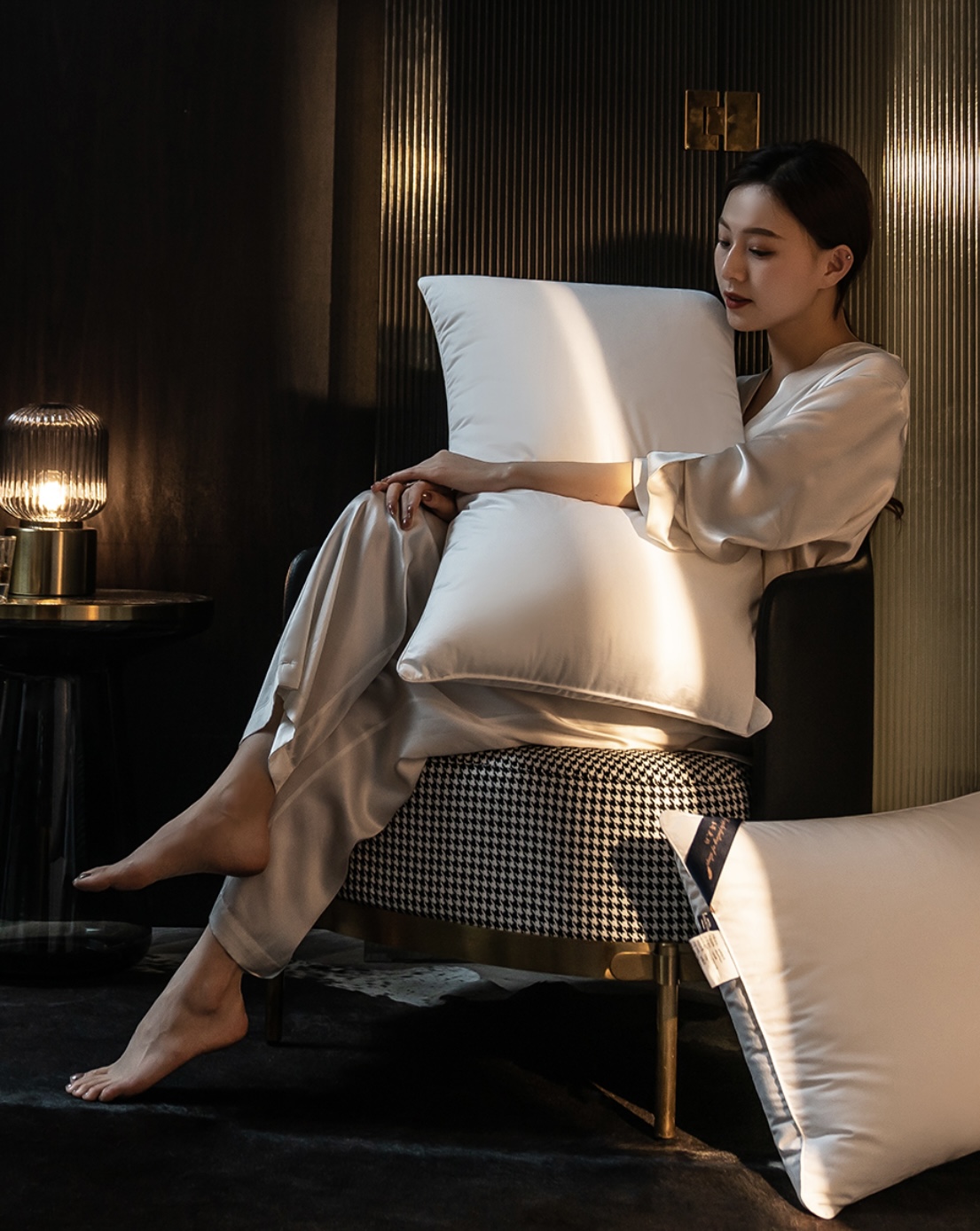 最生活枕头家用酒店枕头护颈枕头芯家用单个纯棉抗菌可水洗高枕Z-8806晒单图