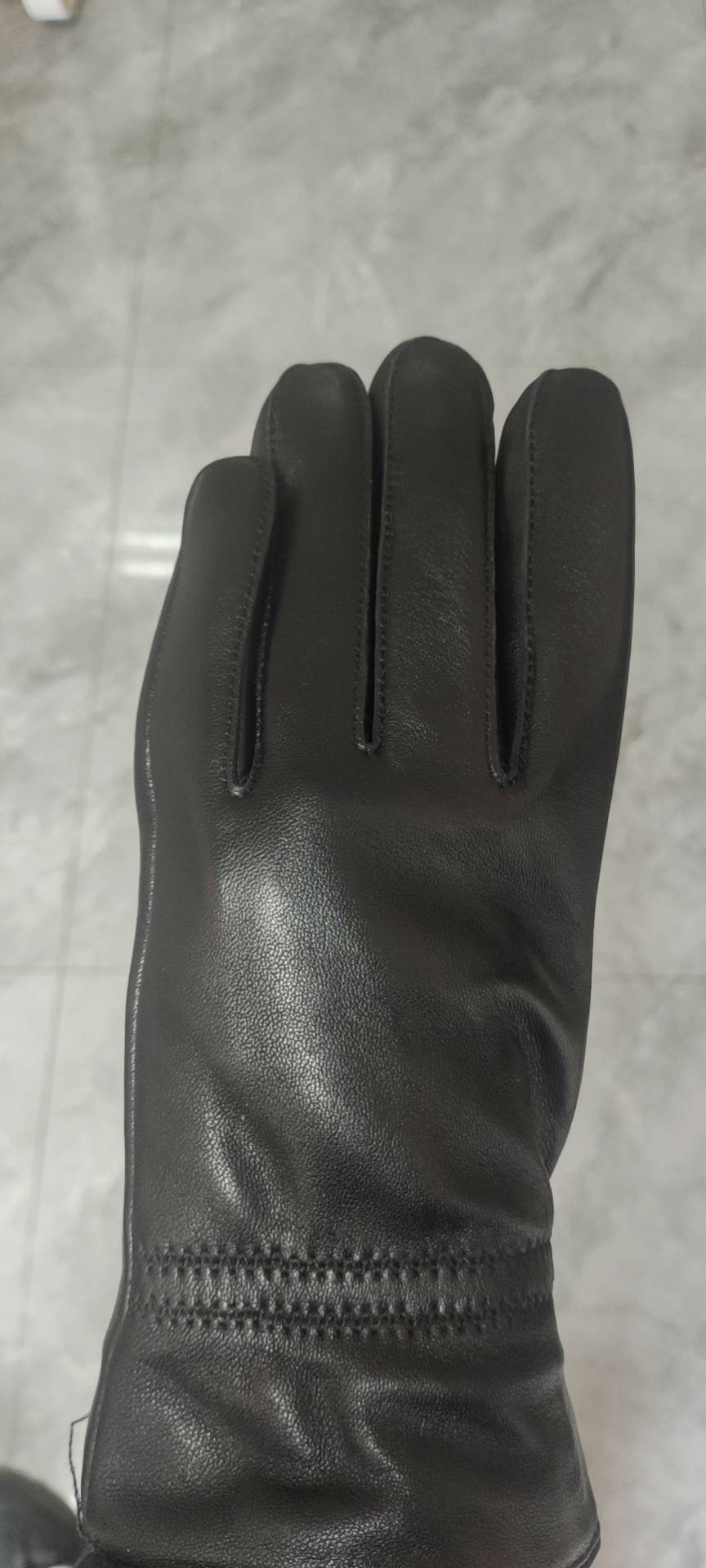 鑫贵达 羊剪绒加厚优质羊皮防寒皮手套 女款 双晒单图