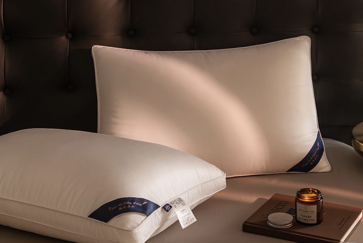 最生活枕头家用酒店枕头护颈枕头芯家用单个纯棉抗菌可水洗高枕Z-8806晒单图