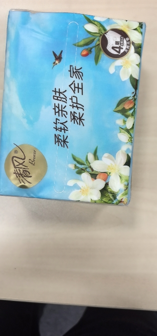 清风纸巾花萃抽纸面巾纸4层80抽1包加厚浪漫实惠装餐巾纸卫生纸晒单图