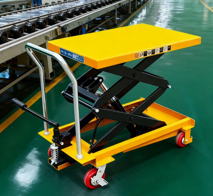 行路泽液压手动平台升降推车双剪叉PTS系列承重800公斤起升1.5米 XLZ-863SPTS800晒单图