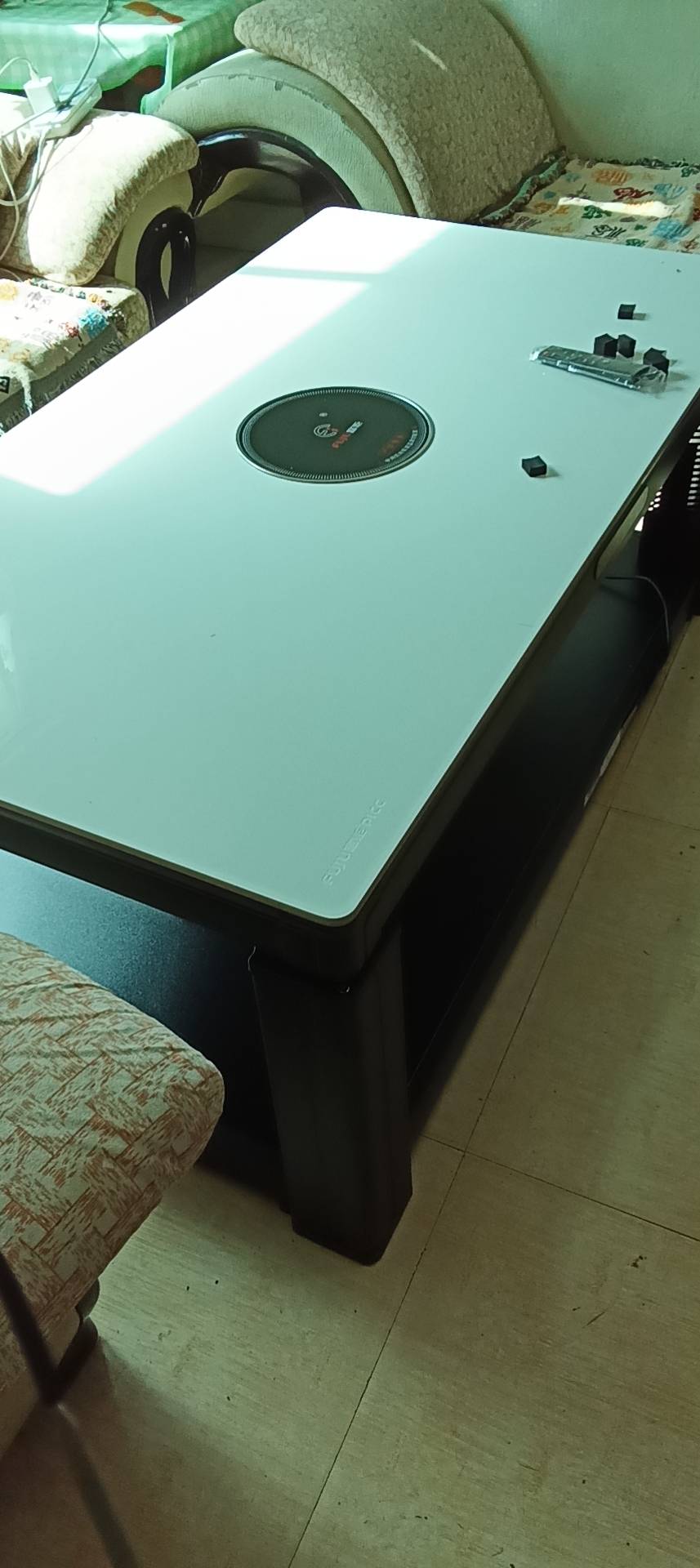 富炬电暖茶几升降电暖桌电暖炉电取暖桌电炉子多功能取暖器烤火桌家用长方形电烤火炉可升降电烤炉取暖炉 简尚电陶炉138晒单图