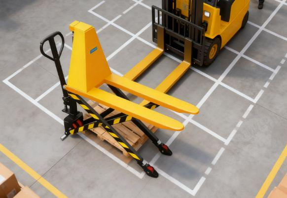 行路泽手动液压高起升搬运叉车GSF系列685货叉宽度承重1000公斤起升0.8米 XLZ-863SGSF1000.685晒单图