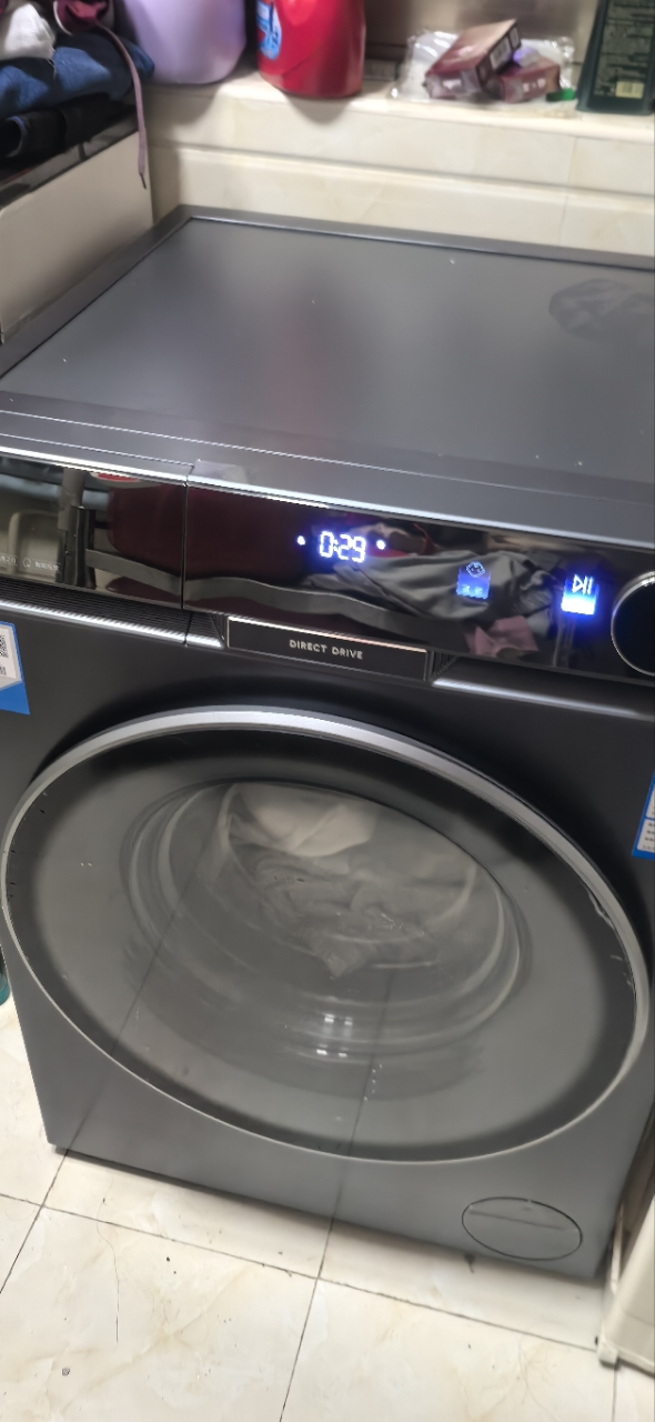 海尔 朗境X11系列 轻奢款 直驱变频 活水精华洗 滚筒洗衣机 智能投放 巴氏除菌 一键智洗 政府补贴 BD12566晒单图