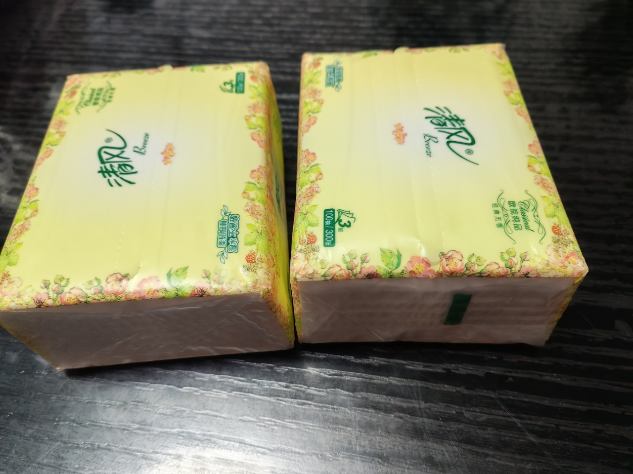 [AH]欧院清风2包纯品抽纸 3层 100抽*2包家庭分享装晒单图