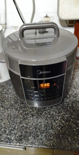 美的(Midea)电压力锅MY-E5910压力锅家用新款5升大容量双胆预约多功能高压锅晒单图