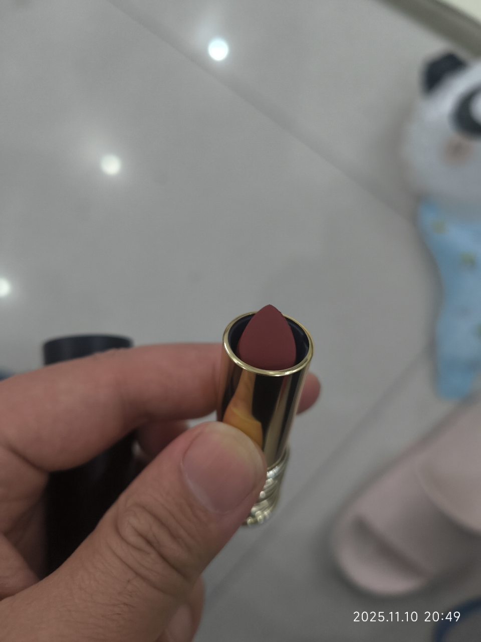 兰蔻(LANCOME)口红唇膏3.4g 持久显色滋润保湿 菁纯丝绒雾面唇膏 196#朱砂橘(胡萝卜色)哑光版晒单图