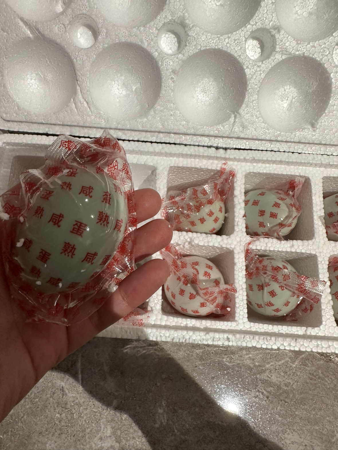 [苏鲜生推荐]雀淘 正宗熟制咸鸭蛋60g*10枚真空包装农家新鲜鸭蛋冬天加热出油整箱晒单图