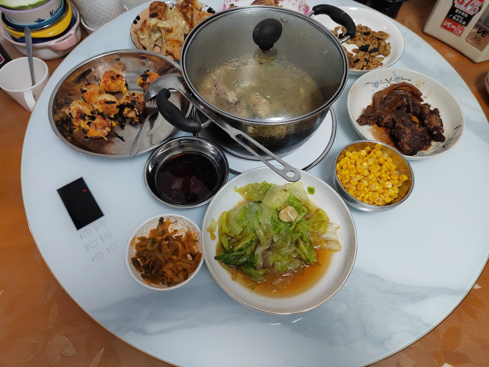 旺厨好太太 新品暖菜板 家用饭菜加热板 多功能加热器保温热菜板火锅圆形智能触控暖菜板 自动旋转电陶炉电磁炉大功率晒单图