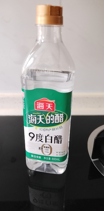 海天食醋 9度白醋800mL 酿造食醋白醋家用厨房炒菜凉拌腌制点蘸调味品晒单图