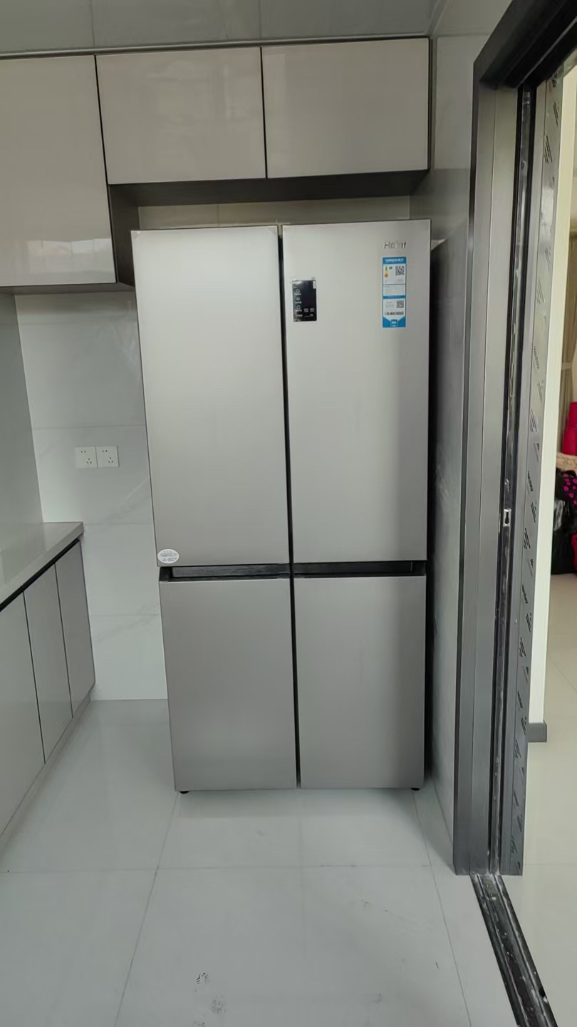 海尔(Haier)539L大容量三档变温黑金净化一级双变频WIFI智能联网旗舰新品 BCD-539WGHTDEDH9U1晒单图