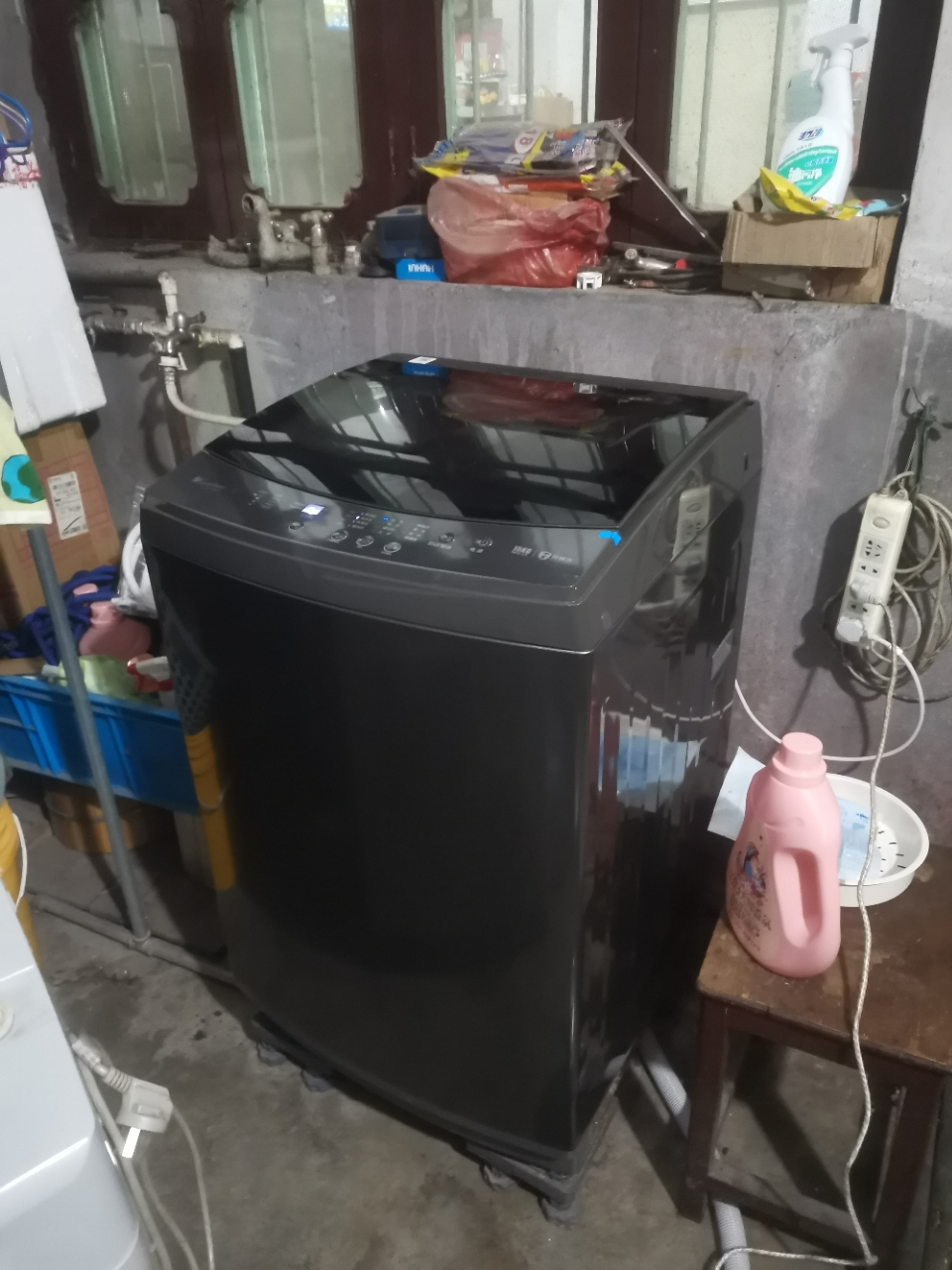 小天鹅(LittleSwan)波轮洗衣机全自动 15公斤大容量 免清洗不脏桶 健康除螨 以旧换新 TB15-1808T晒单图