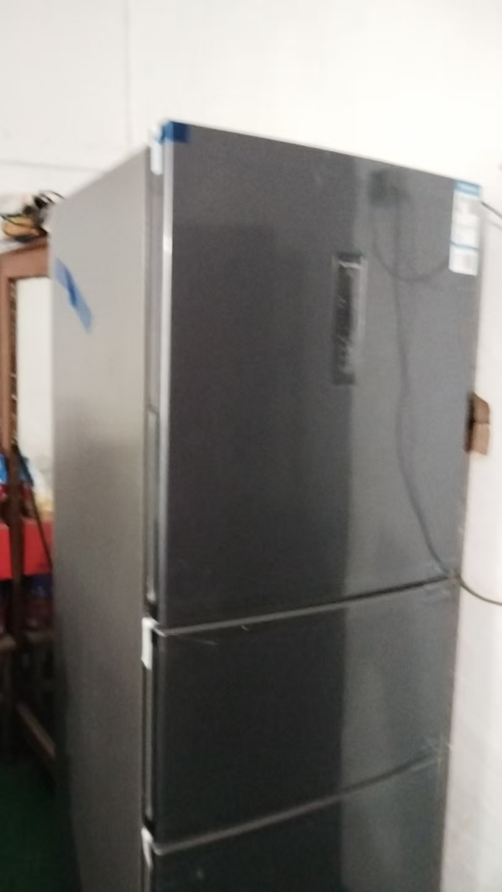 离子净美菱271升三门冰箱 59.6cm窄机身小冰箱1级能效风冷无霜净味家用电冰箱换新消费补贴BCD-271WP3CX灰晒单图