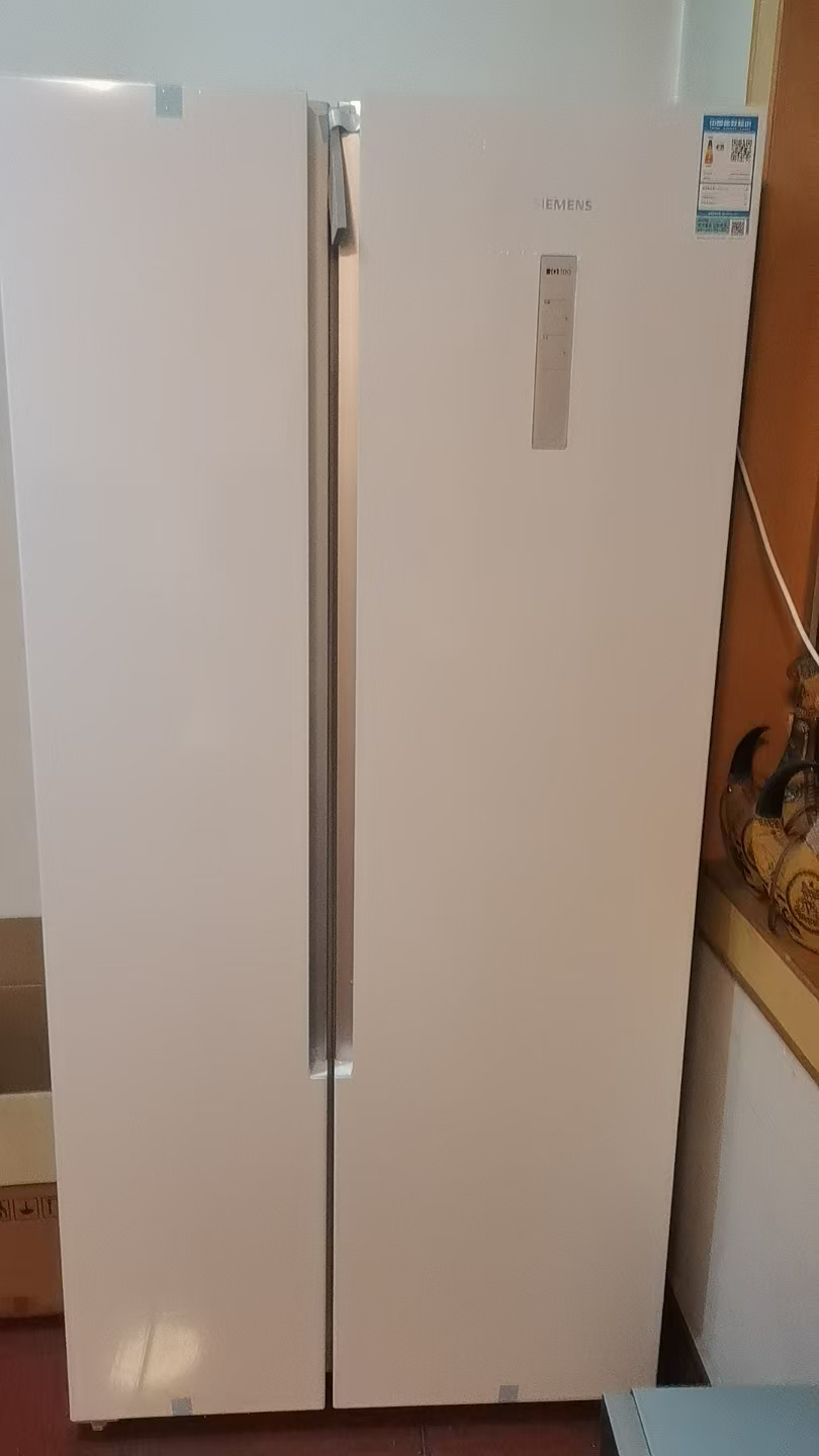 [超薄嵌入]西门子 530L 对开双门风冷无霜 大容量冰箱 KX53NA20TI 线下商场同款晒单图