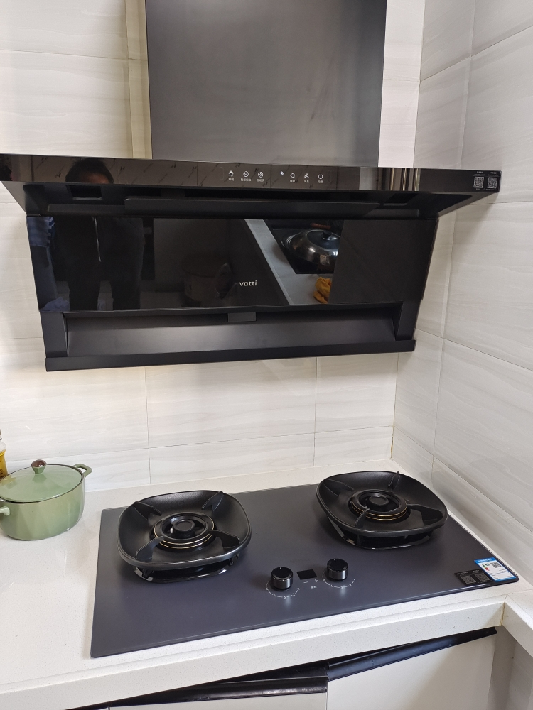 华帝(vatti)[小飞碟Max]双边定时燃气灶i10308G天然气嵌入式5.2kW猛火AG玻璃易清洁煤气炉灶具晒单图