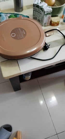 苏泊尔(SUPOR)家用双面加热电饼铛煎烤机上下盘单独加热不沾加大加深烤盘早餐机JJ30AQ848 30CM直径大烤盘晒单图