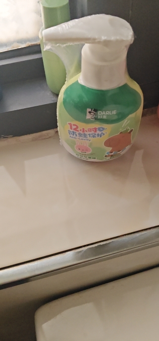 DARLIE好来(原黑人)儿童牙膏超级飞侠3-12岁苹果味按压式抗糖酸防蛀含氟120g晒单图